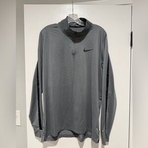 Nike Charcoal Long Sleeve Quarter Zip